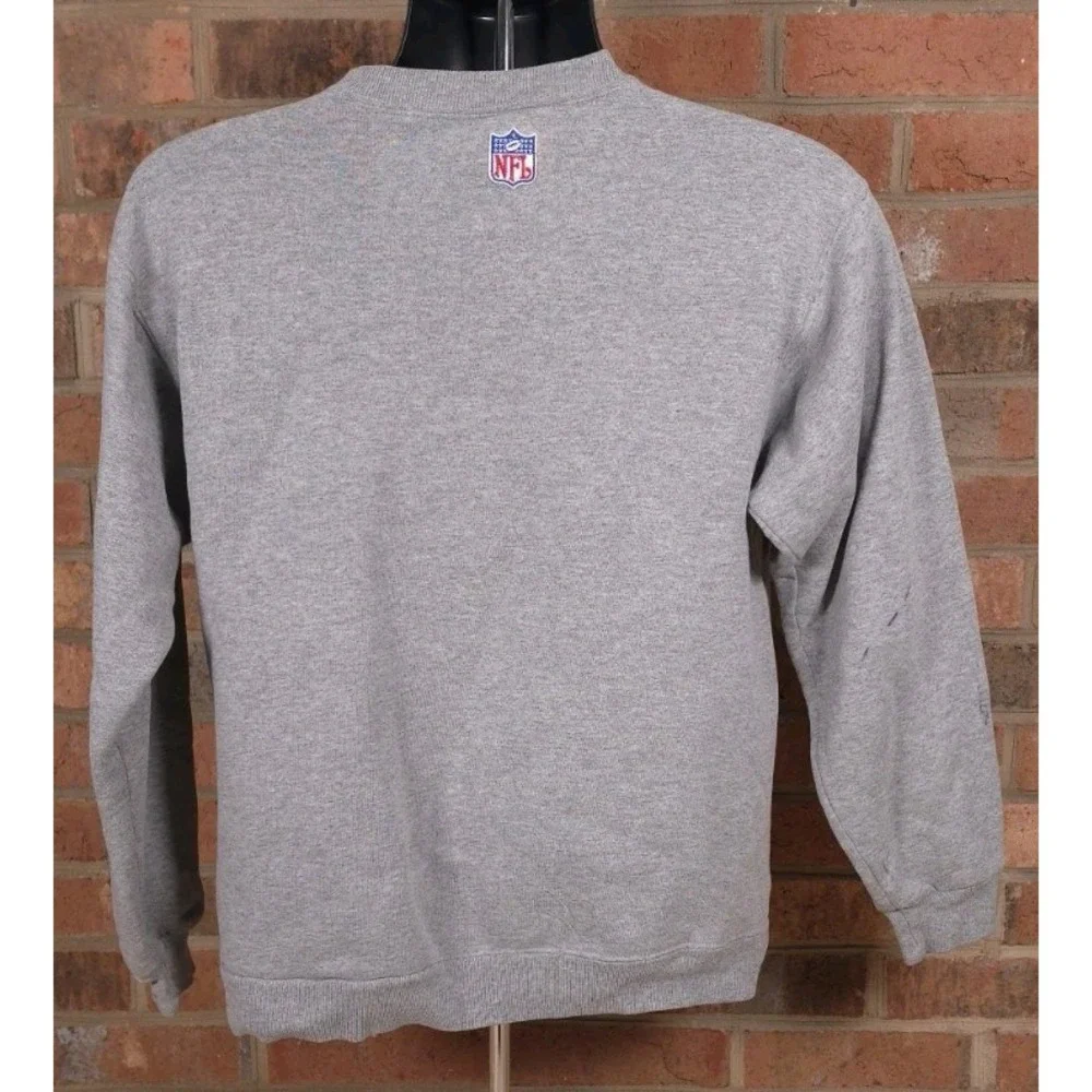 Reebok Pro Line Pittsburgh Steelers Mens M Crewneck Sweatshirt Gray Vintage 90s